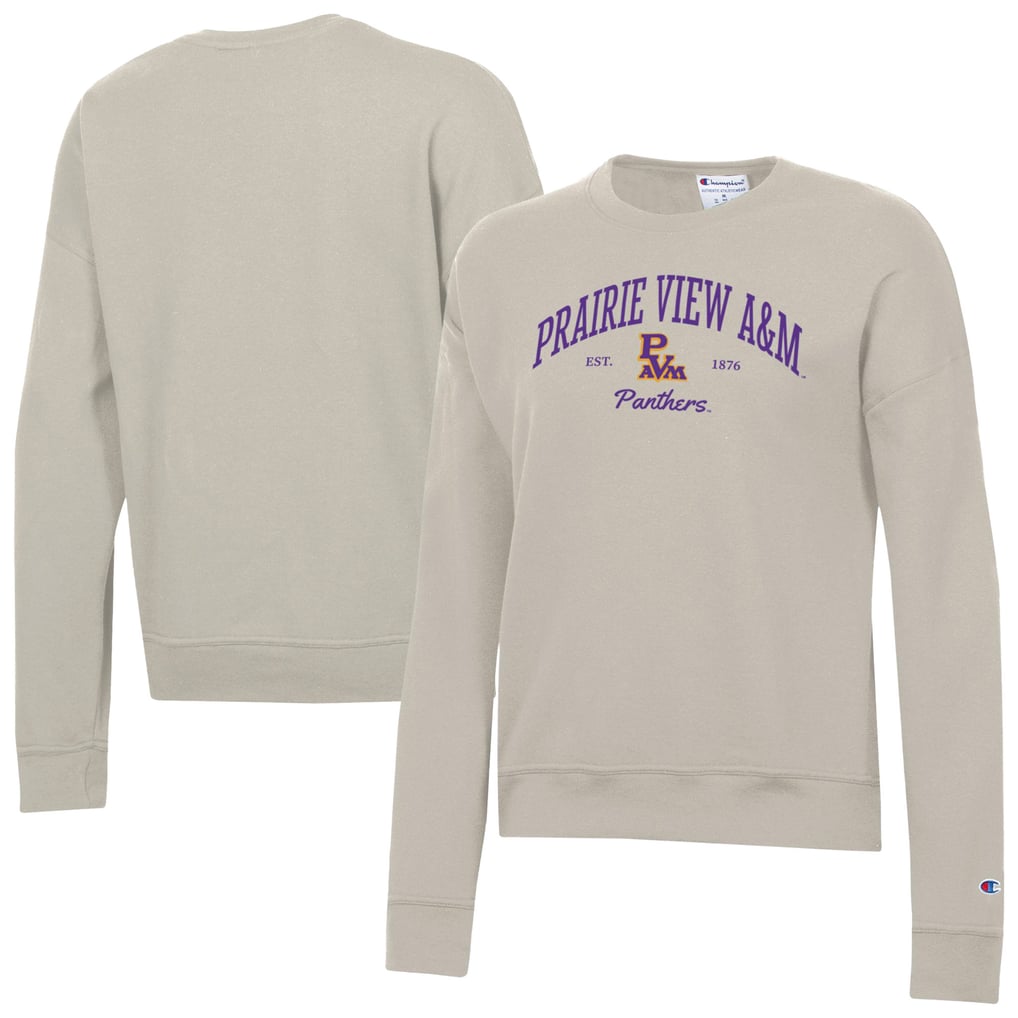  Prairie View A&M Panthers Champion Women's Powerblend Pullover Sweatshirt - Oatmeal